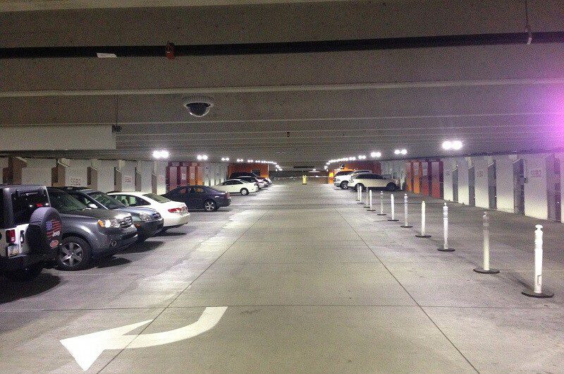 City Plaza Parking Garage LEDs 4 LED Lighting Parking Lot