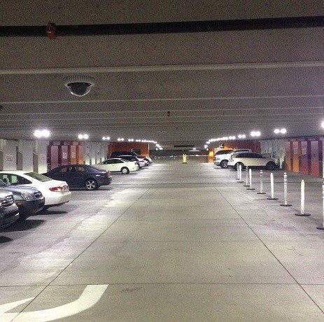 A Guide to Parking Garage LED Lighting 6 City Plaza Parking Garage LEDs