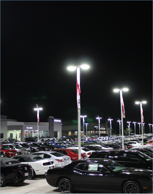 Car Dealership LED Lighting National LED