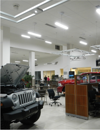Car Dealership LED Lighting National LED