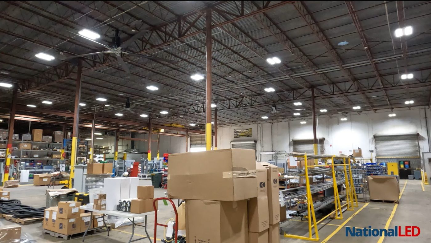 How National LED transformed DeNora's warehouse lighting National LED