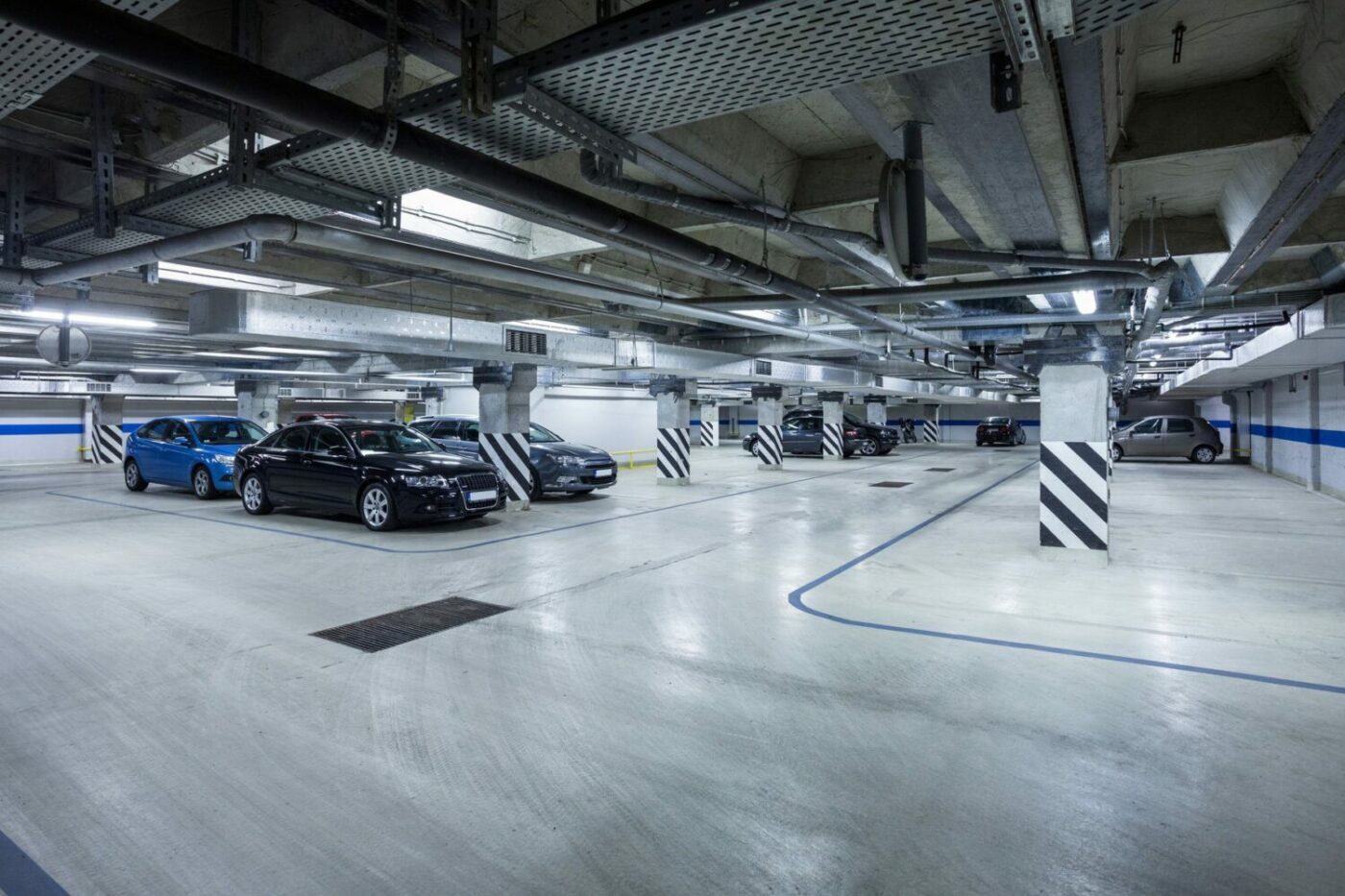 Industries 7 led lighting for parking garages in conroe