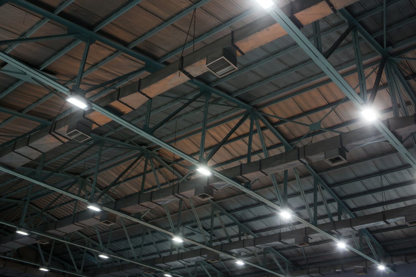 Surface-mounted LED warehouse lights