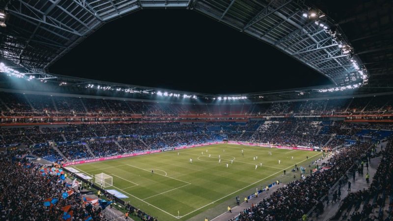 LED Sports Lighting Stadium-soccer. 4k Broadcast sports led lights