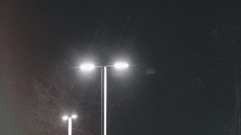 outdoor lighting at night
